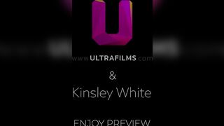 ULTRAFILMS Amazing model Kinsley White teasing us in this hot solo video