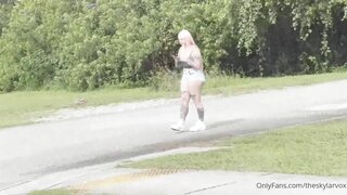 Skylar Vox Car Sex Tape Video Exposed