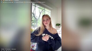 Caroline Zalog $500 Livestream Part 1 Video Leaked